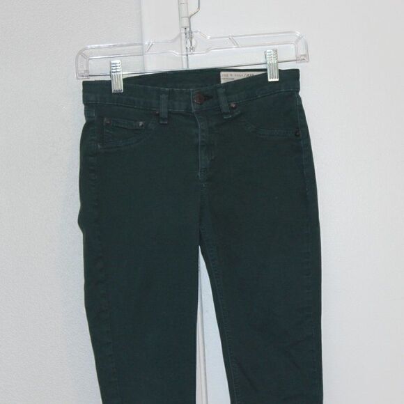 Rag & Bone Ombré Green jean legging Women Size 25 - Picture 4 of 12